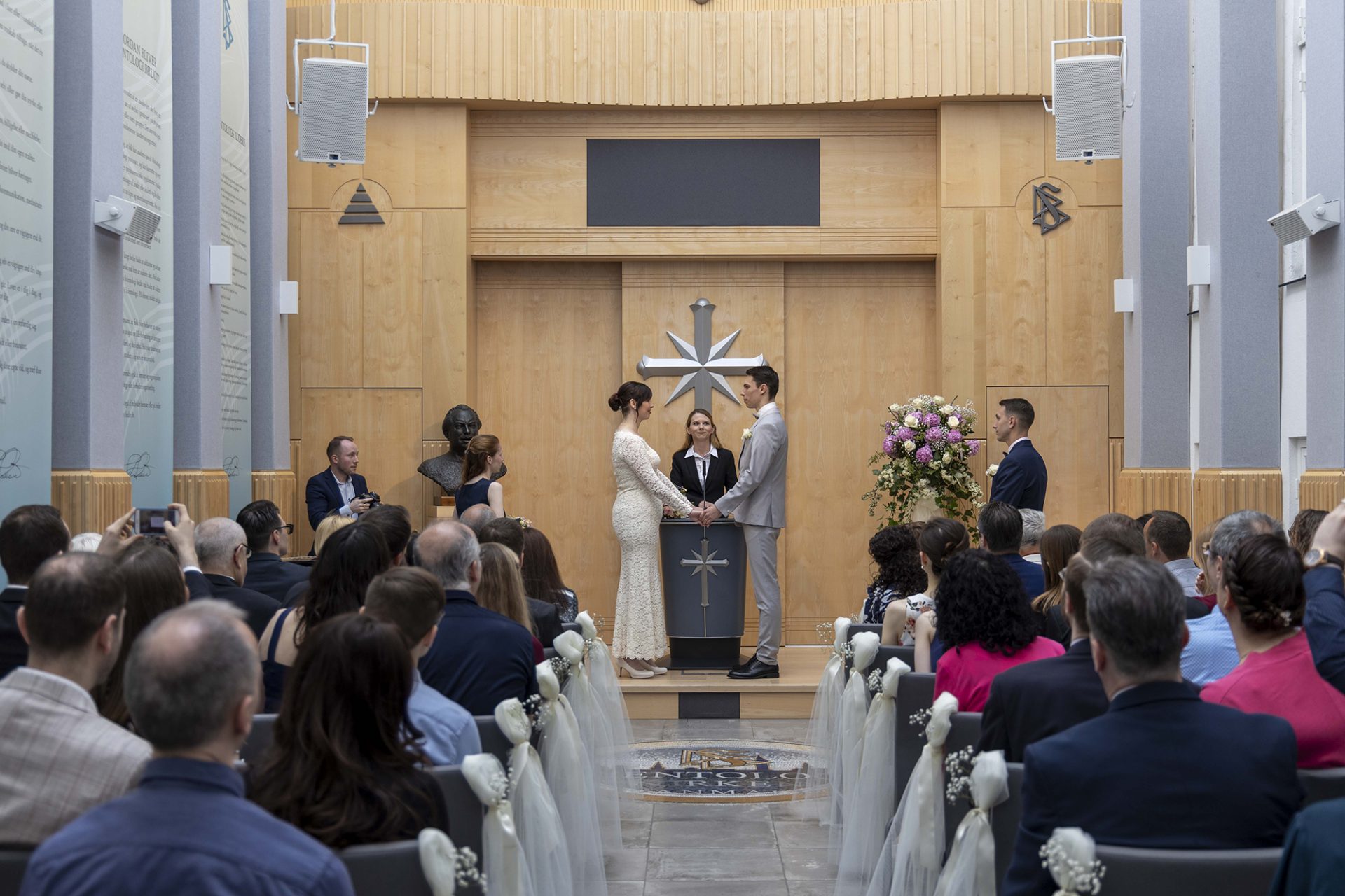 Wedding at the Church of Scientology of Copenhagen
